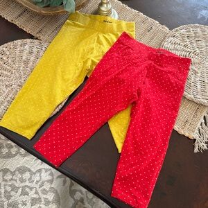 Girls Mini Boden Cropped Leggings